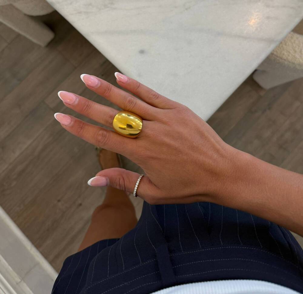 NEW CHANSUTTPEARLS women's the clara statement band in gold